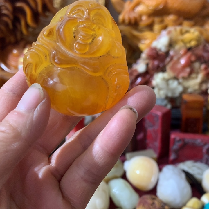 石材摆件的时候还在犹豫