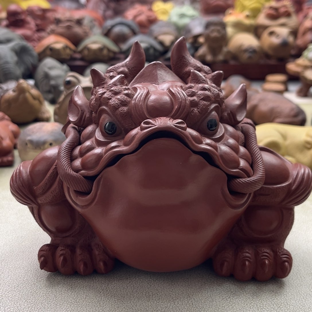 紫砂茶宠灵*元紫砂茶宠