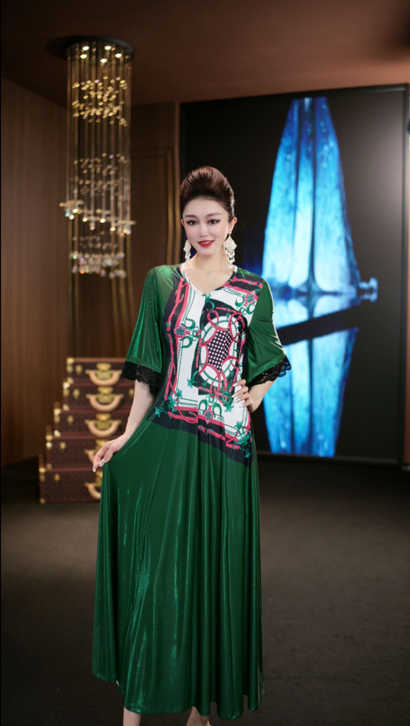  (娴儿)-时尚高贵轻奢法式设计师连衣裙 D29208