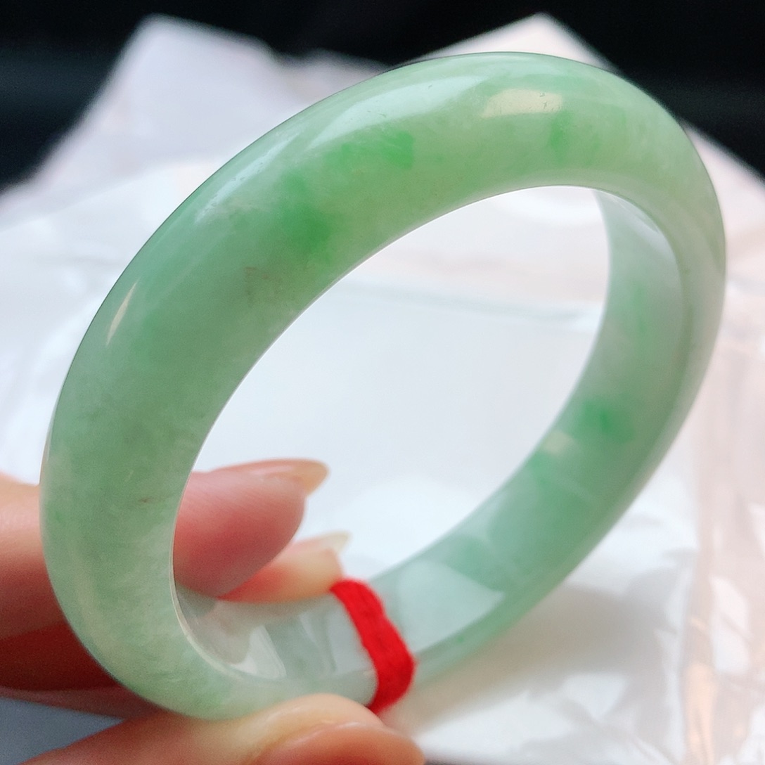 未镶嵌手镯翡翠53圈口882623