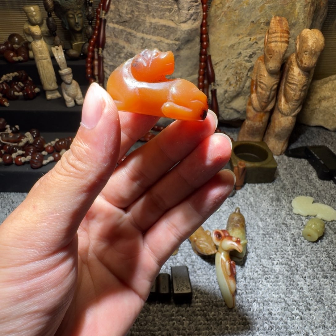 一***尘玛瑙/玉髓颈饰合金