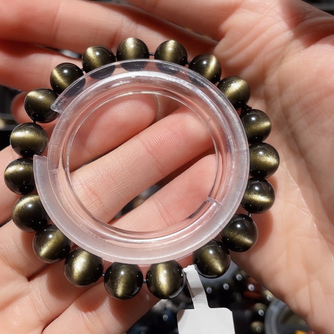 黑曜岩手链未镶嵌·****话