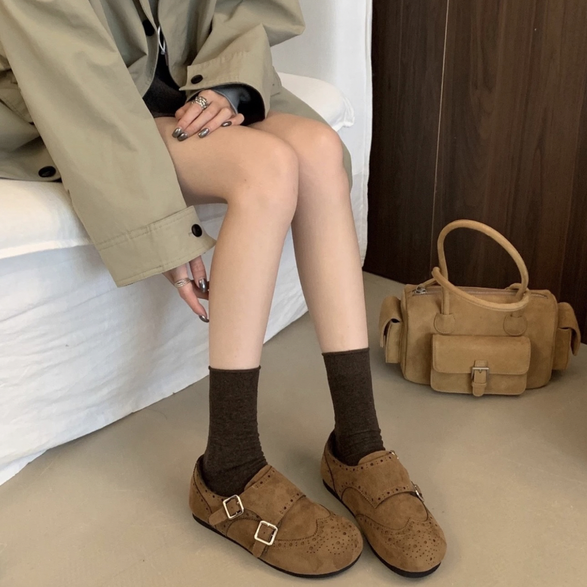 「欣欣子」百搭韩系爆款毛毛蟹蟹 T