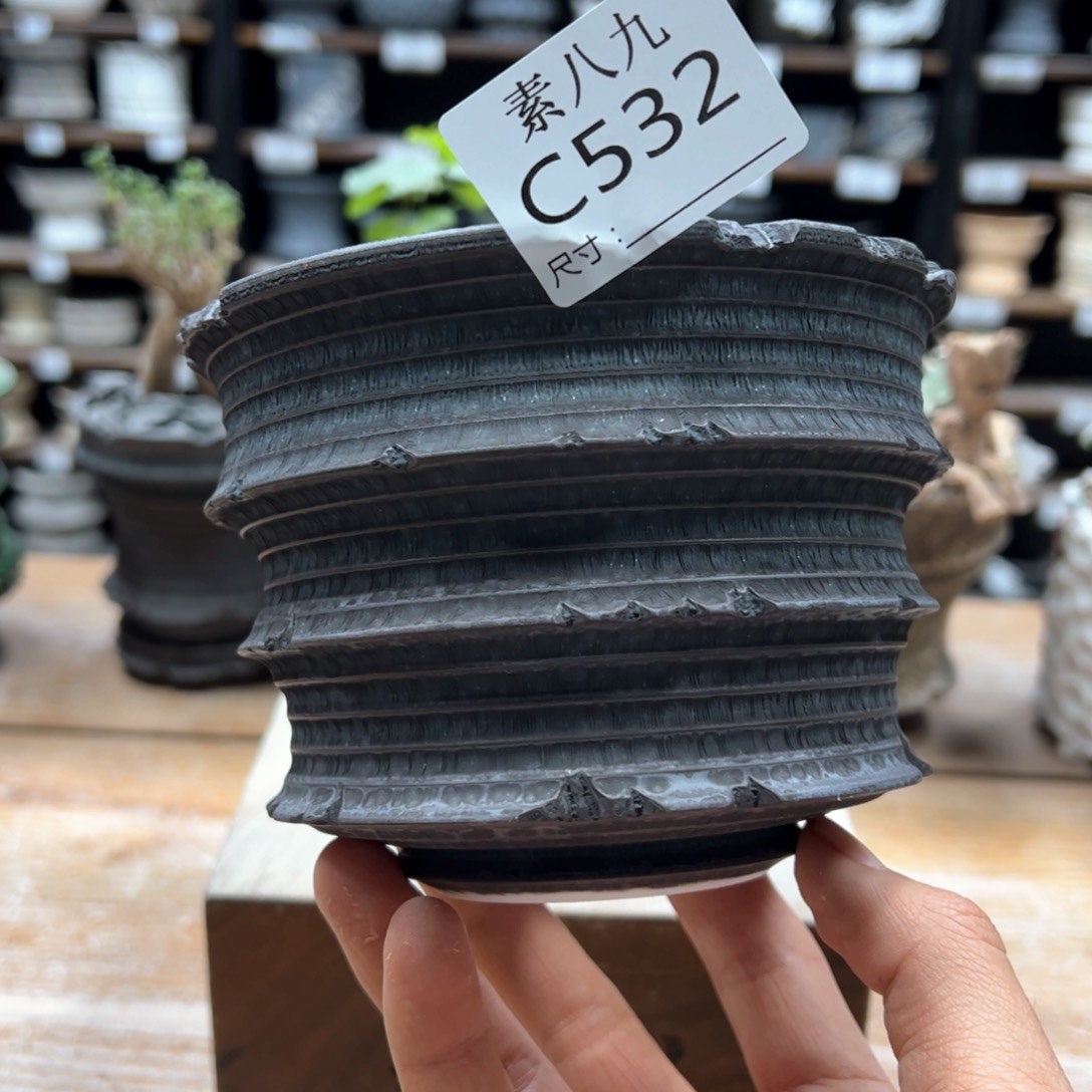 素八九陶瓷内口11.5高9.5