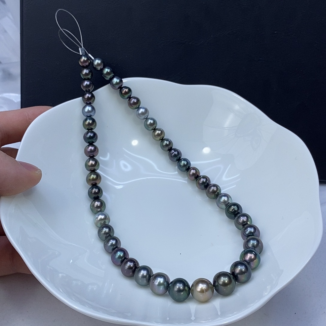 颈饰海水珍珠银S925镶嵌