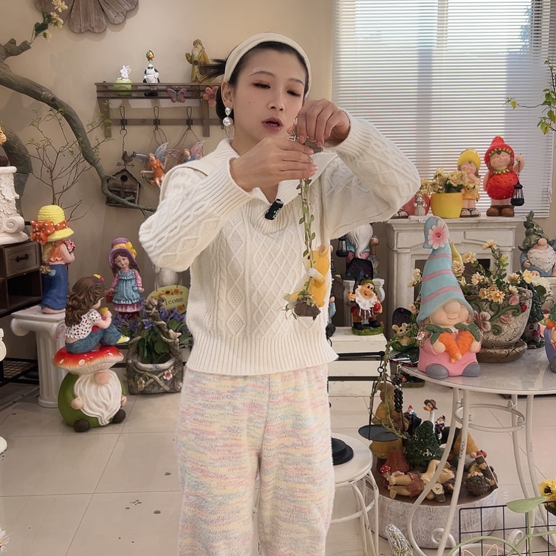 花园摆件红红火火