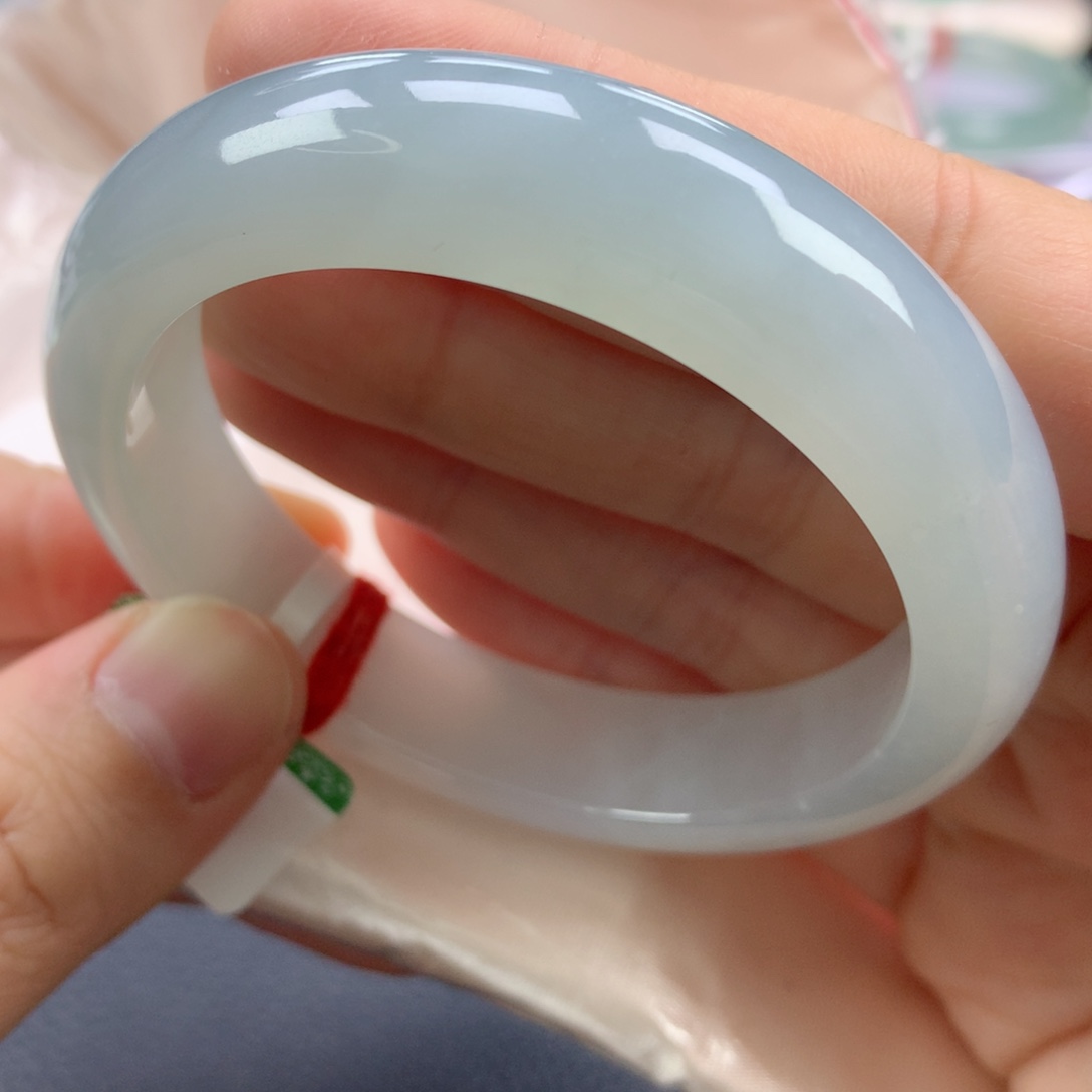 翡翠手镯未镶嵌53加