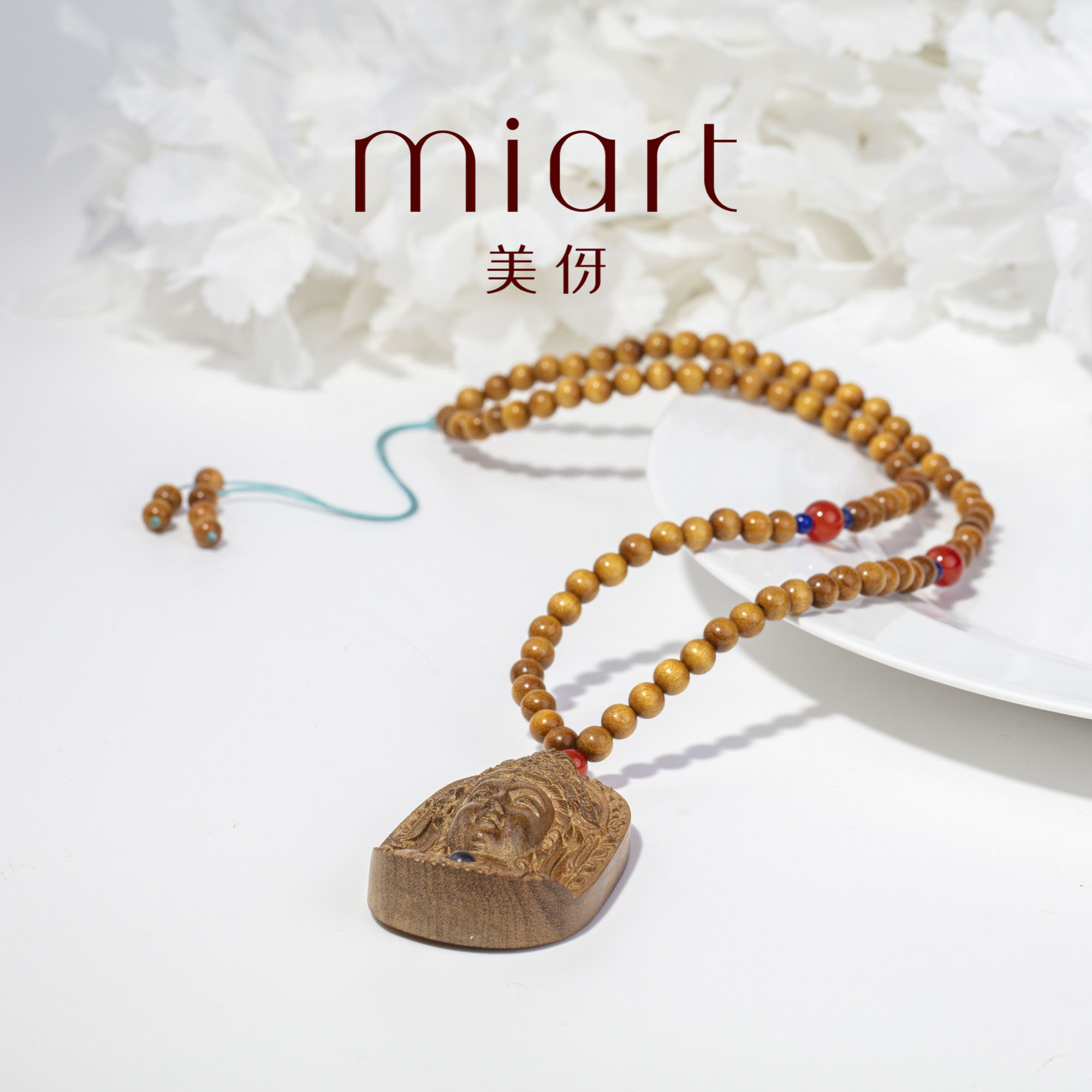 【圣篁】金丝楠木度母牌吊坠设计JSN2505001