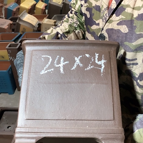 紫砂花盆手工制作