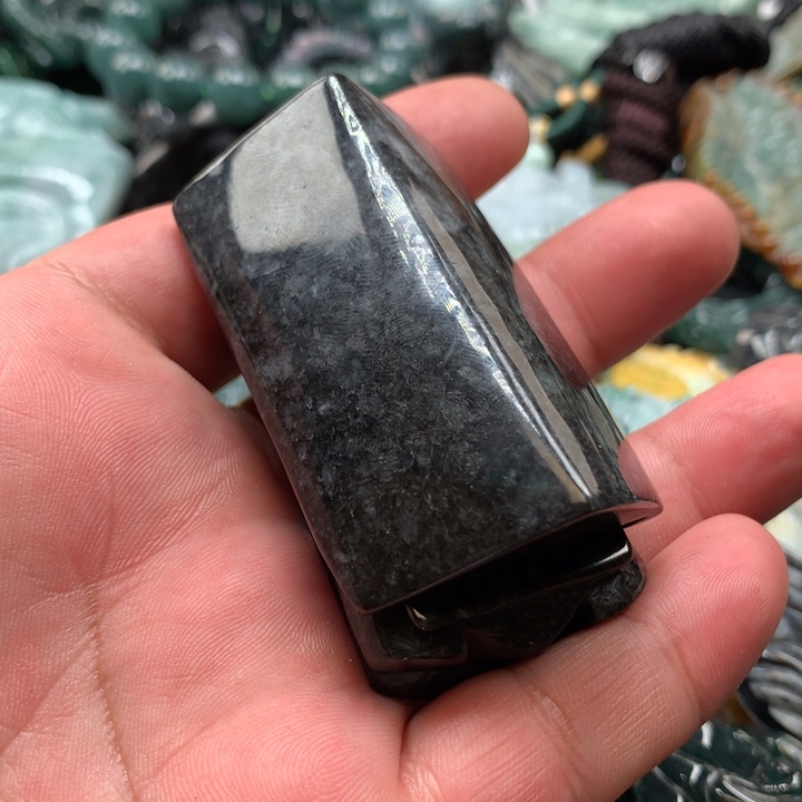 翡翠颈饰未镶嵌保真天然a货翡翠