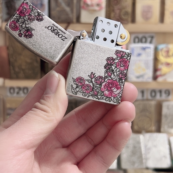 佐罗902古银玫瑰花园外壳+1个四代盾卡机芯