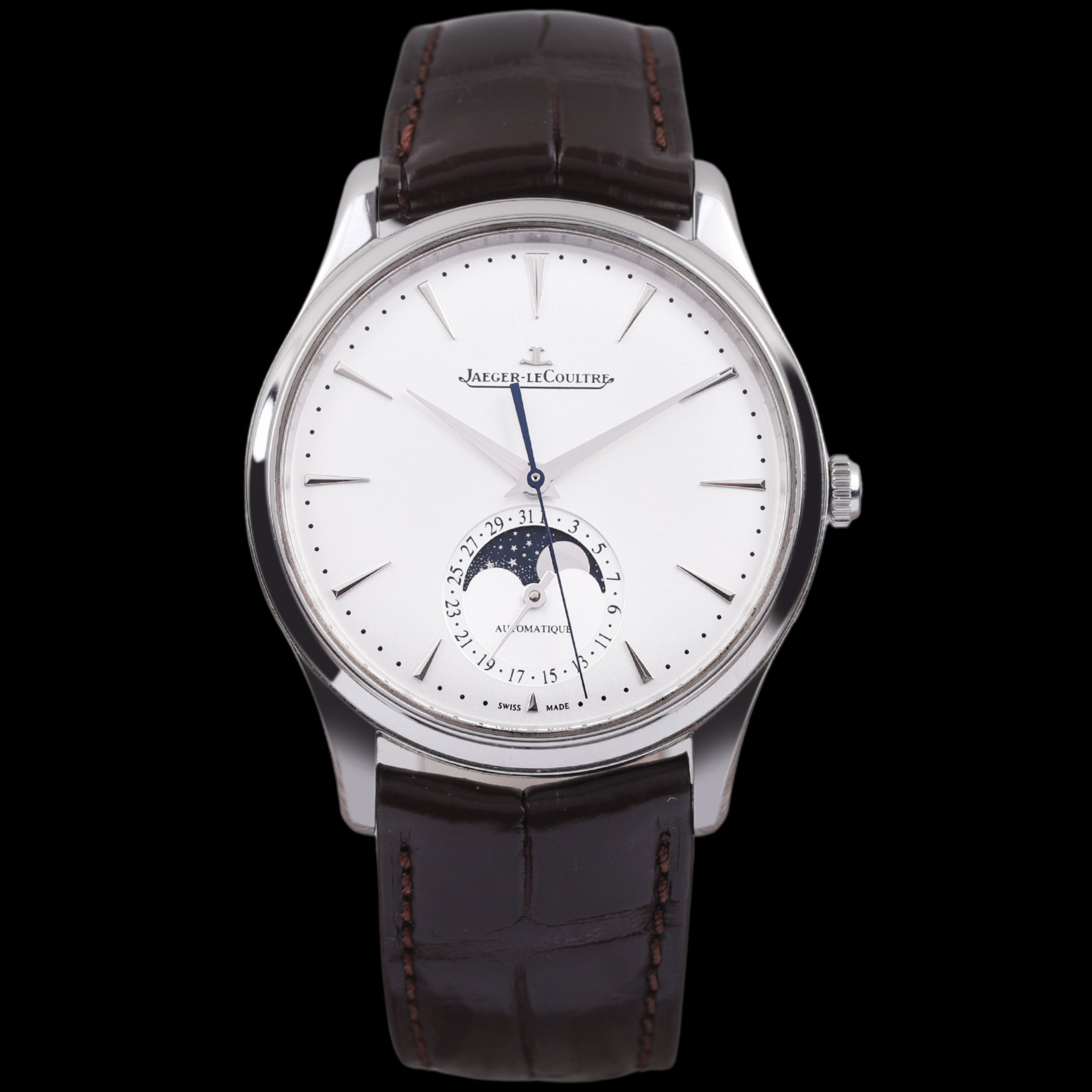 95新 Jaeger-LeCoultre/积家 S/月相1368430/22年二手全套/39mm