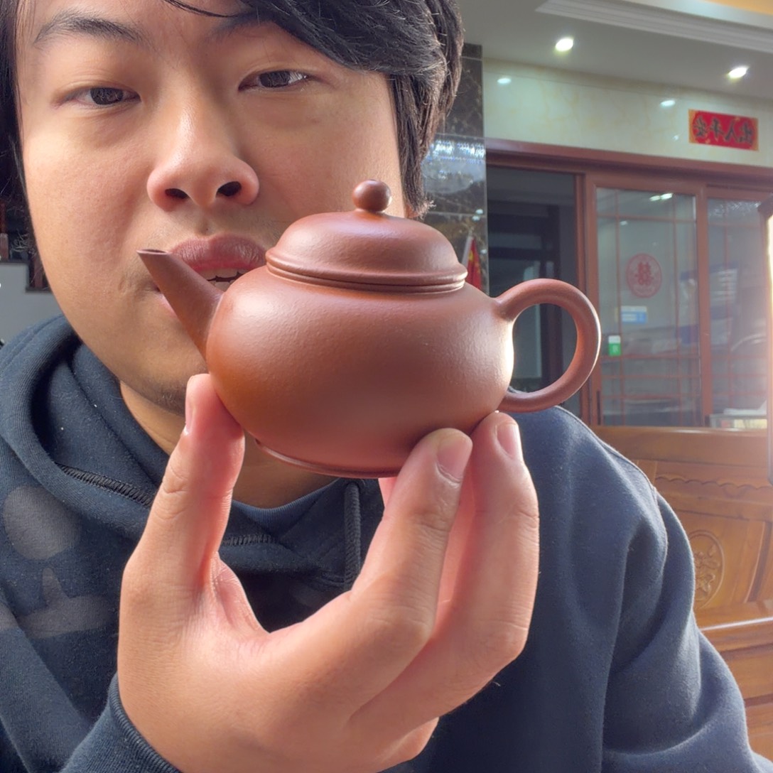紫砂茶壶朱泥 水平