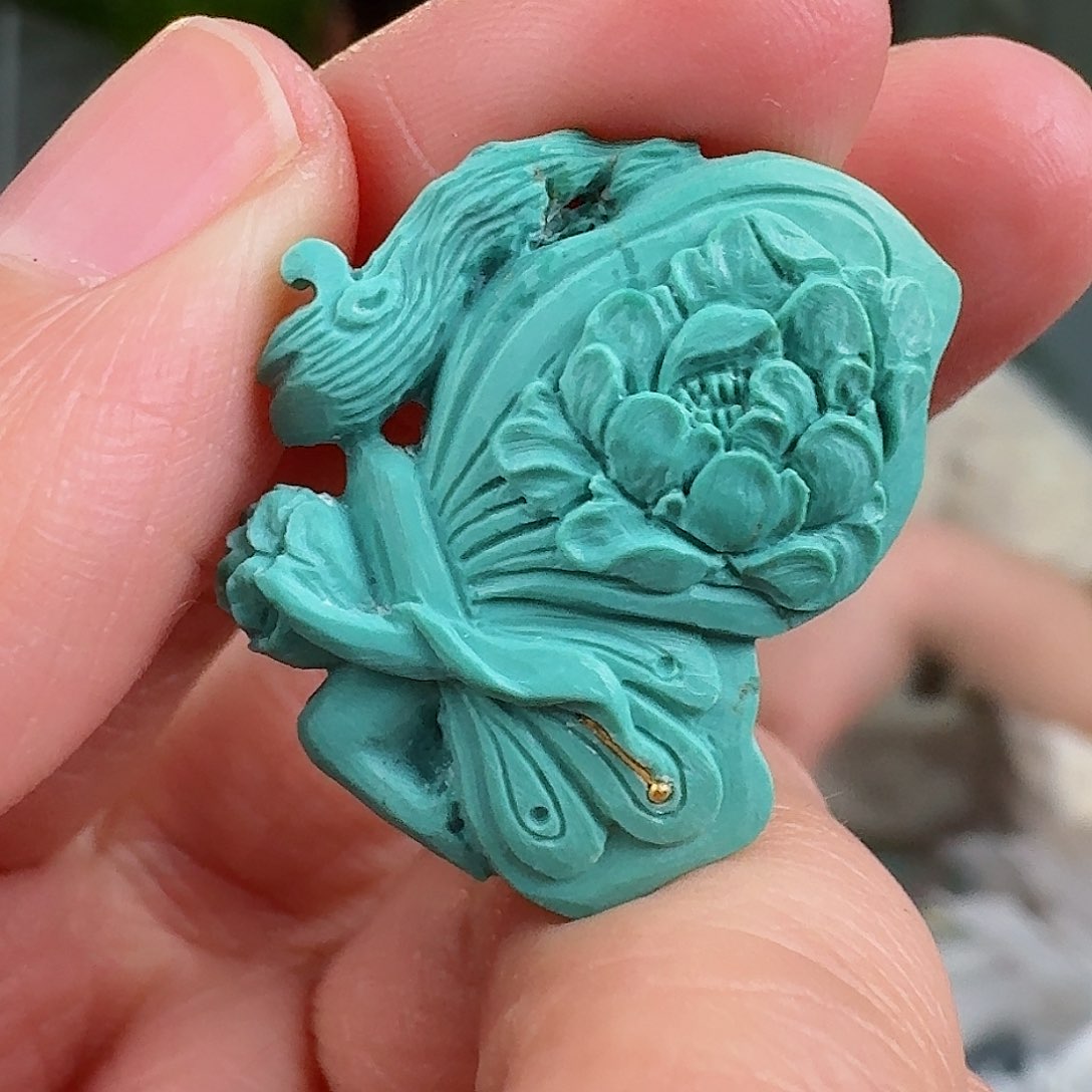 绿松石珠宝奇石未镶嵌