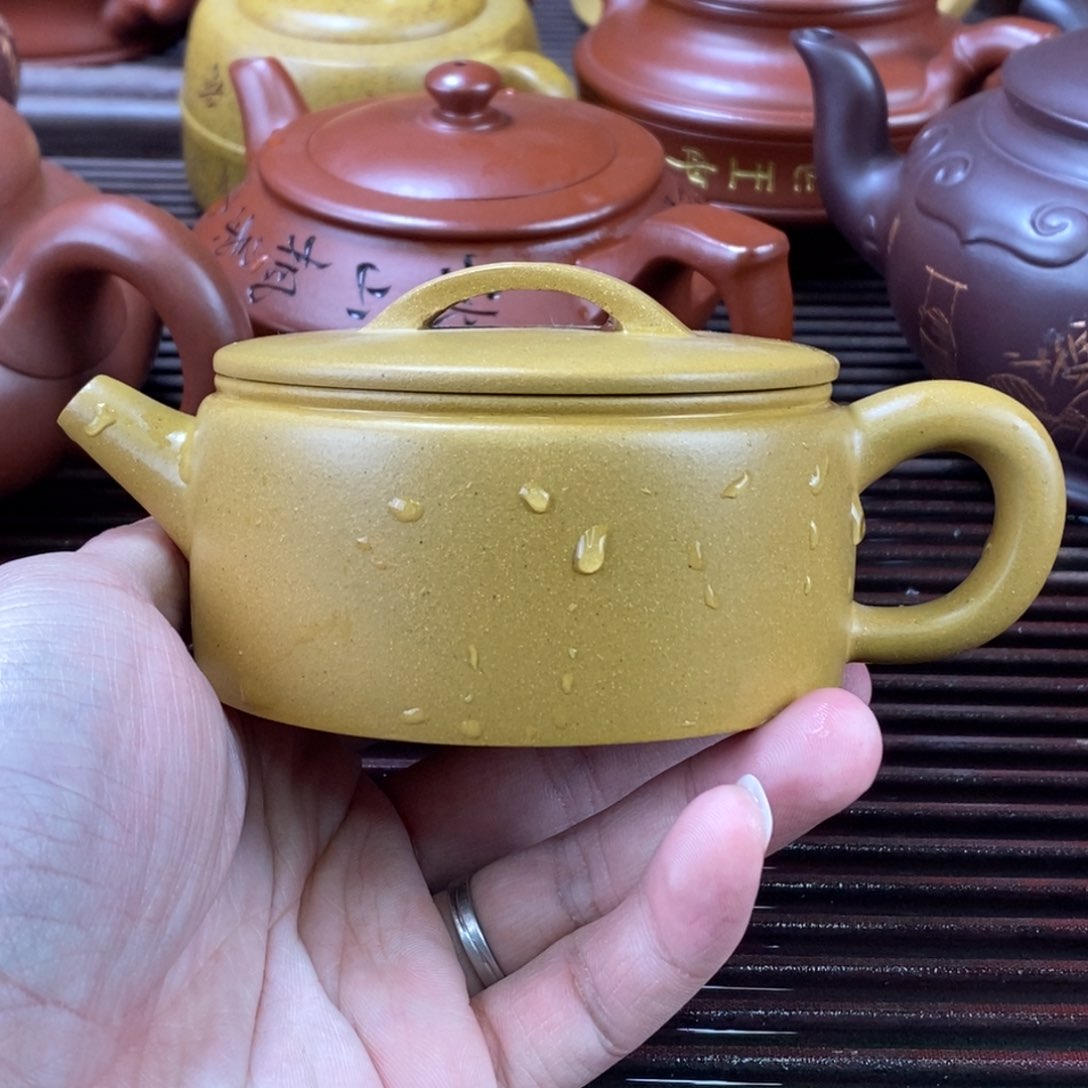 紫砂茶壶白3 汉瓦 段泥 200c