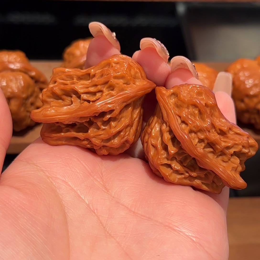 桃核吊坠精品小鸟大漏