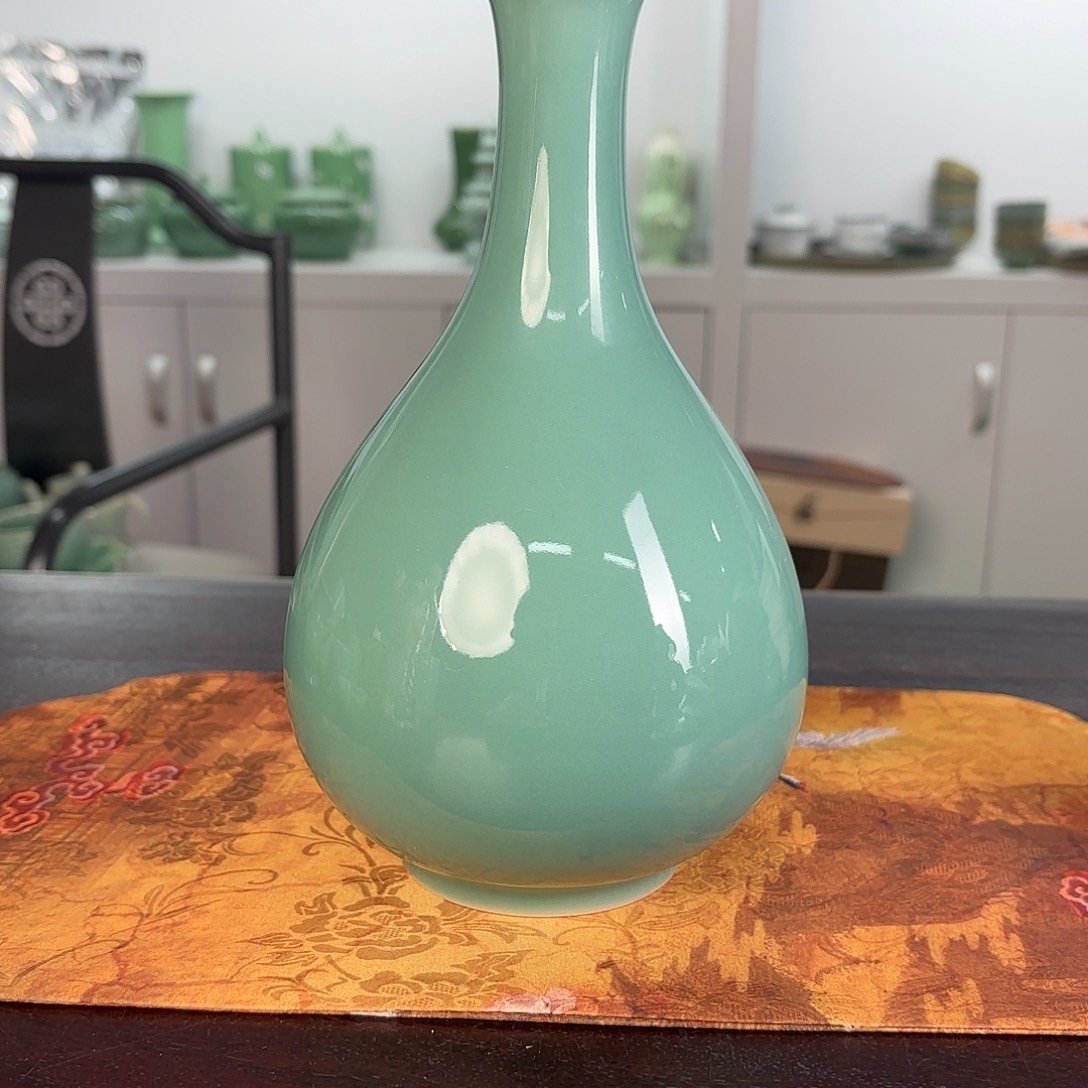 龙泉云间青瓷小米茶器