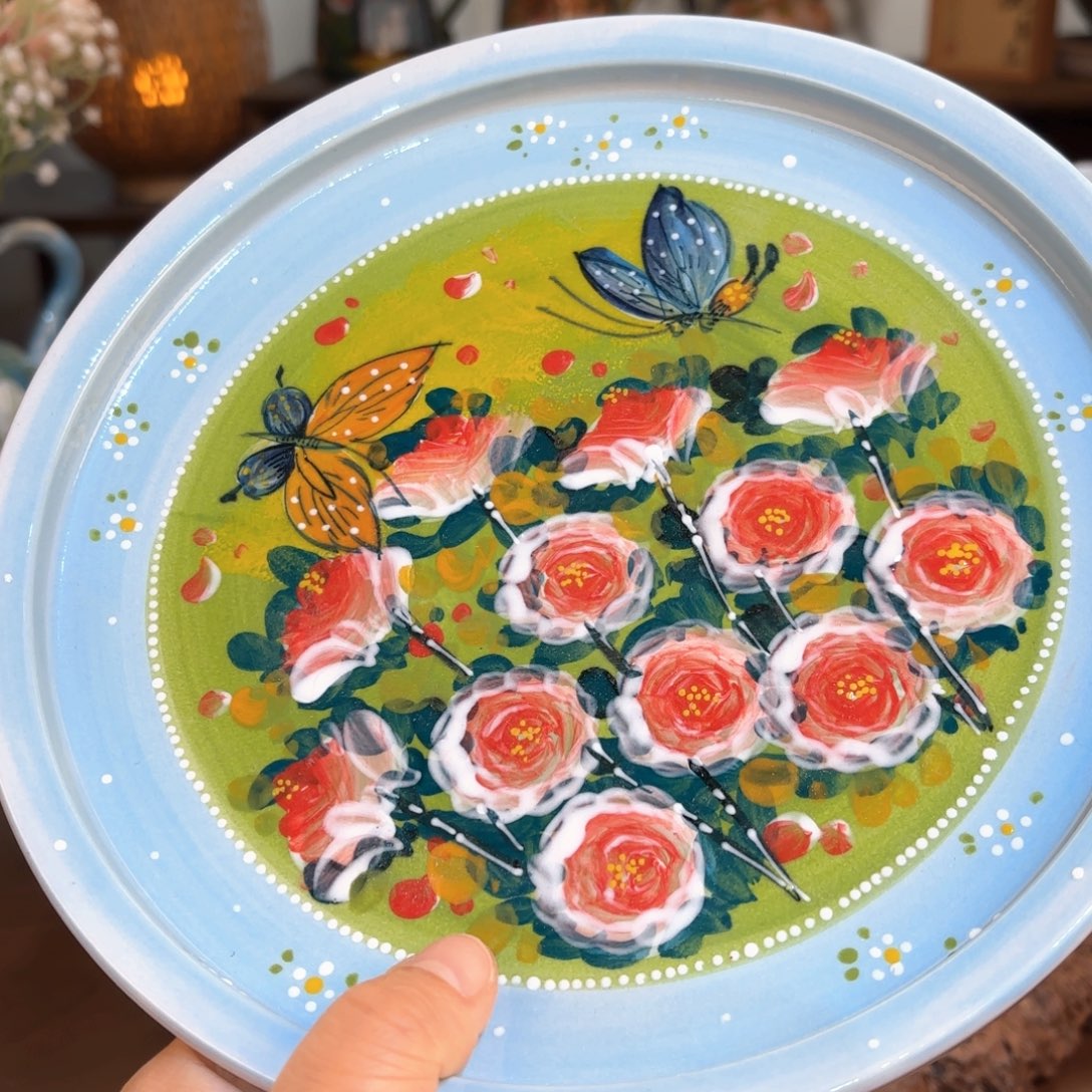 景德镇手绘高温釉下彩陶瓷茶具