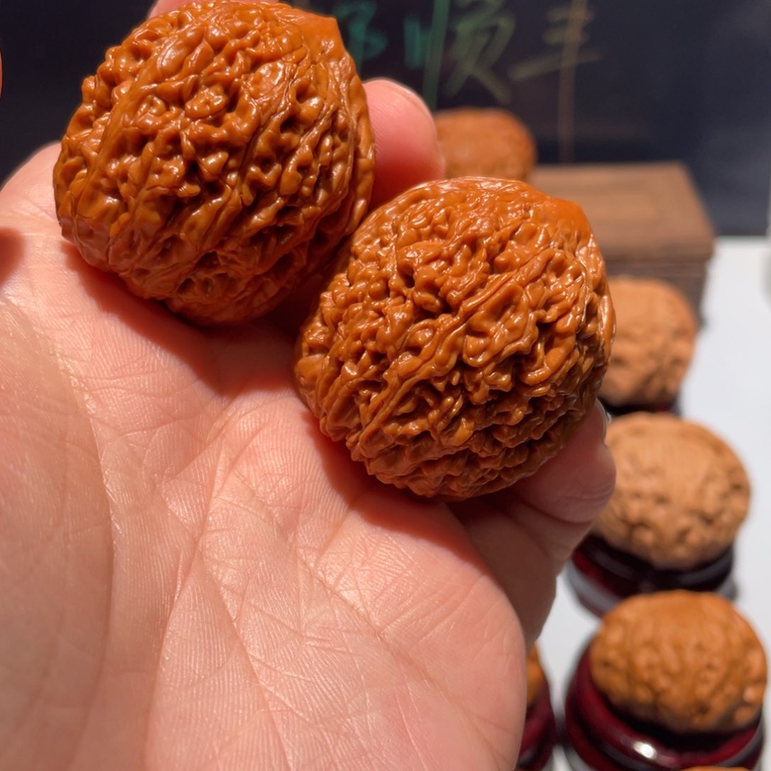 文玩核桃把件玖**後大蒜头35