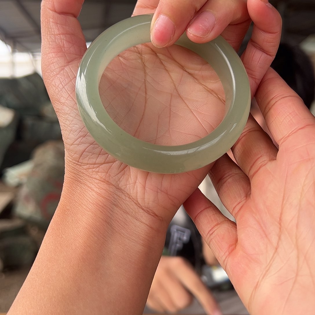 绿东陵冰晴水手镯