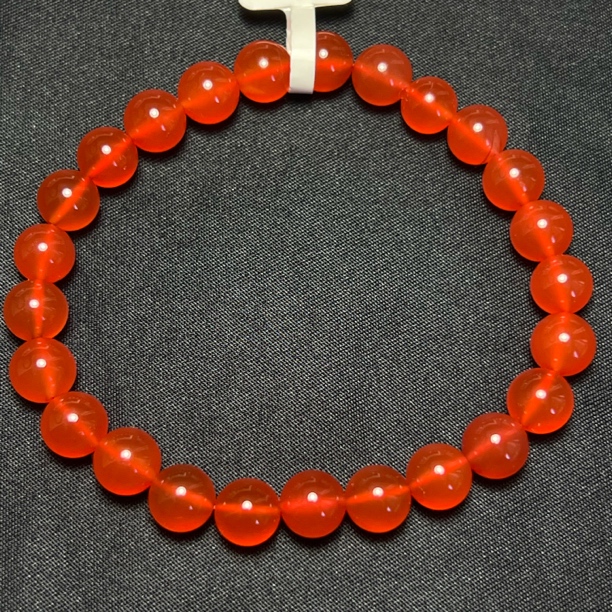 南红圆珠手串14.8g7mm+B16-9-6