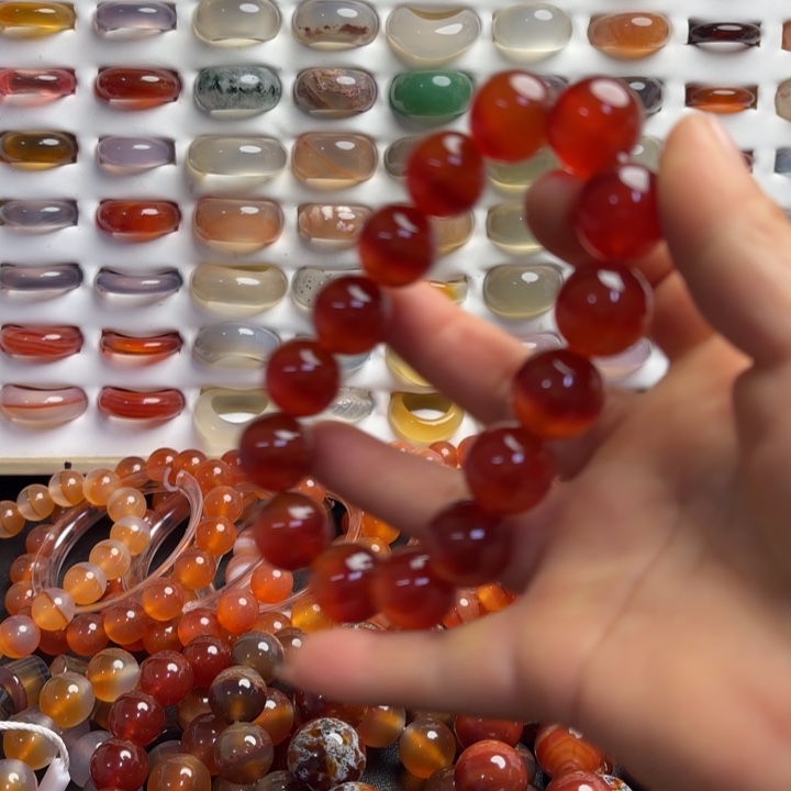 玛瑙/玉髓未镶嵌手链