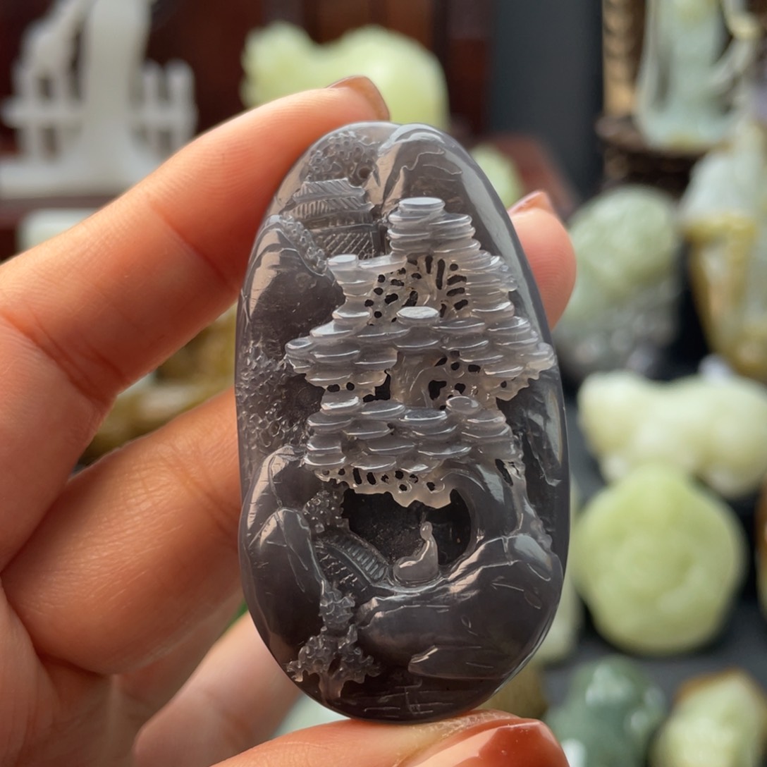 和田玉颈饰未镶嵌