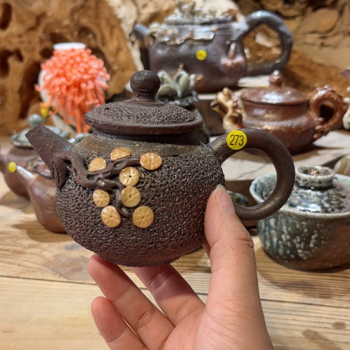 【闪购商品】柴烧茶具手工茶壶瑕273