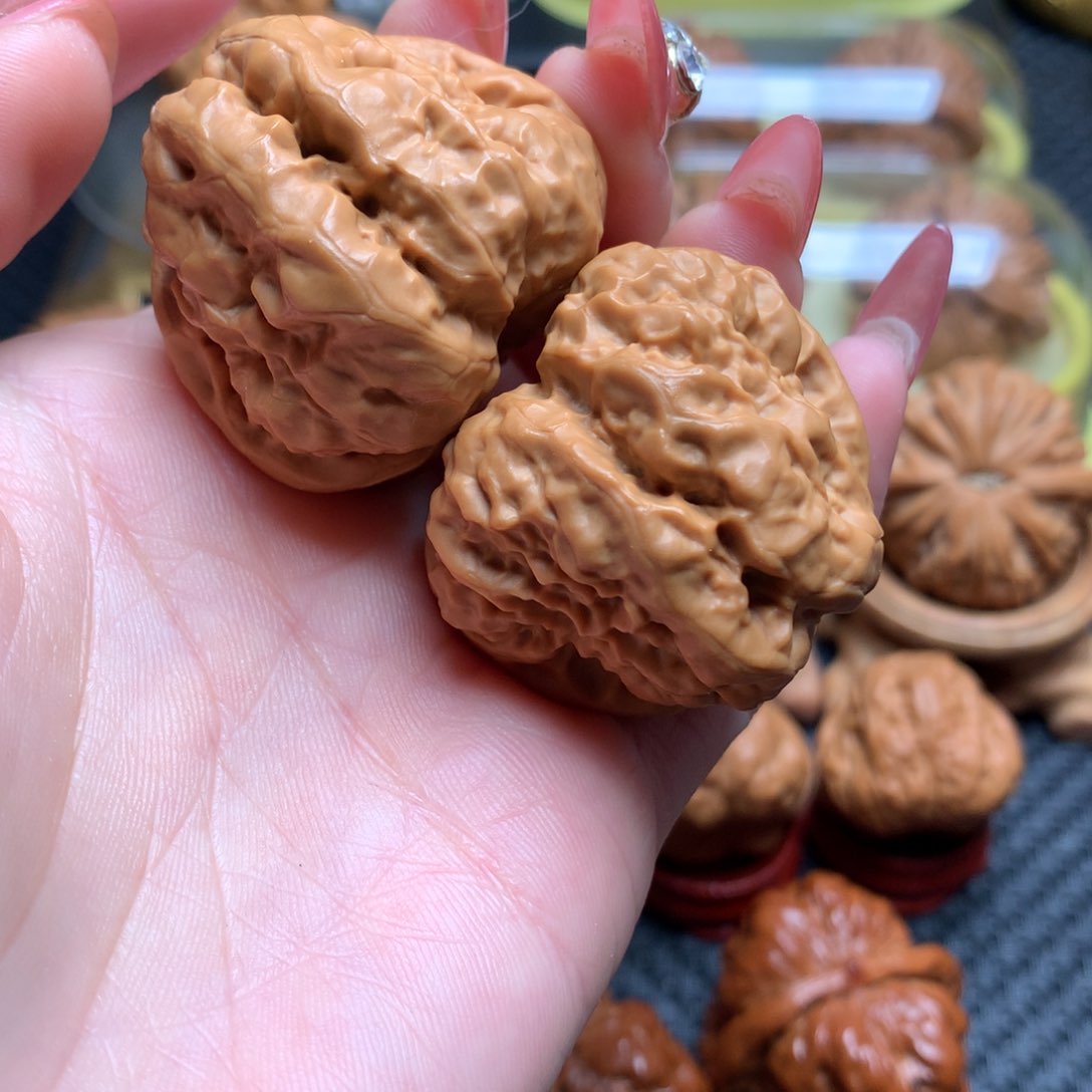 文玩核桃把件39肚41延庆蛙