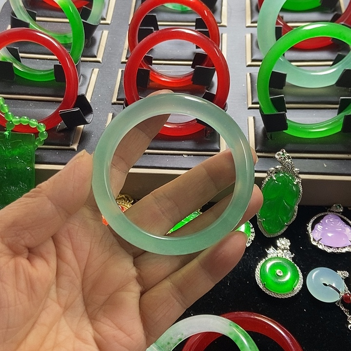 王***敏硅胶纯铜绿色的小