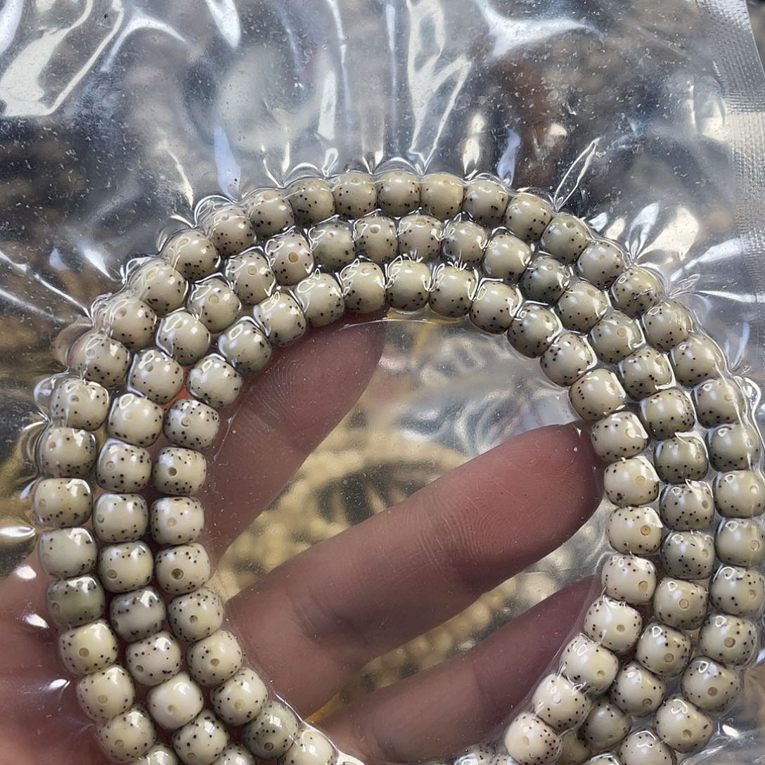 ༄***࿐星月菩提吊坠石玉料冰糖大眼睛尺寸7