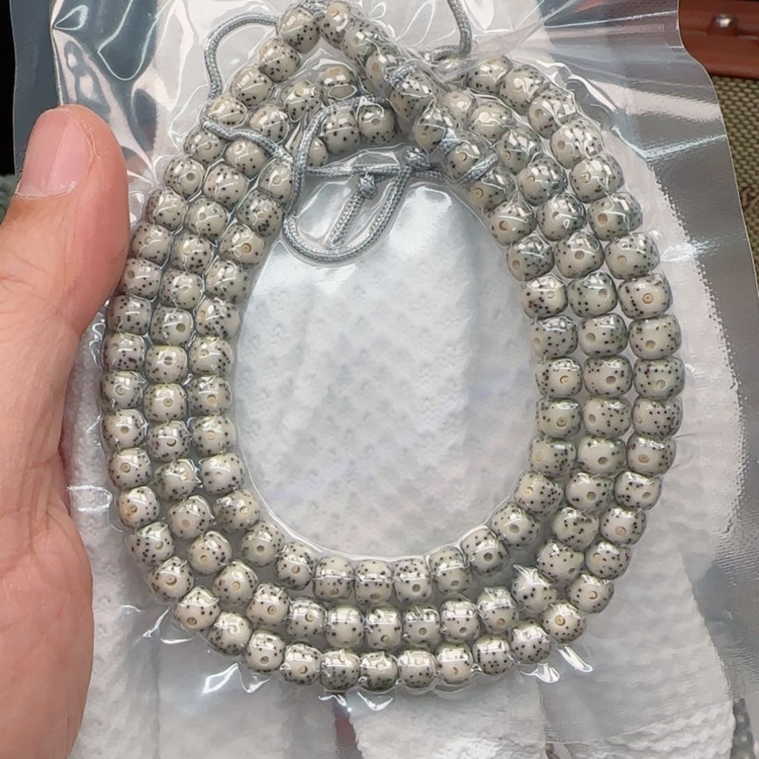 星月菩提手串同枝果糯冰108-7*6