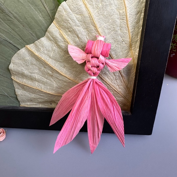 非成品 玉米皮金鱼材料包（可做10条）颜色混搭送金鱼教程➕荷花教程