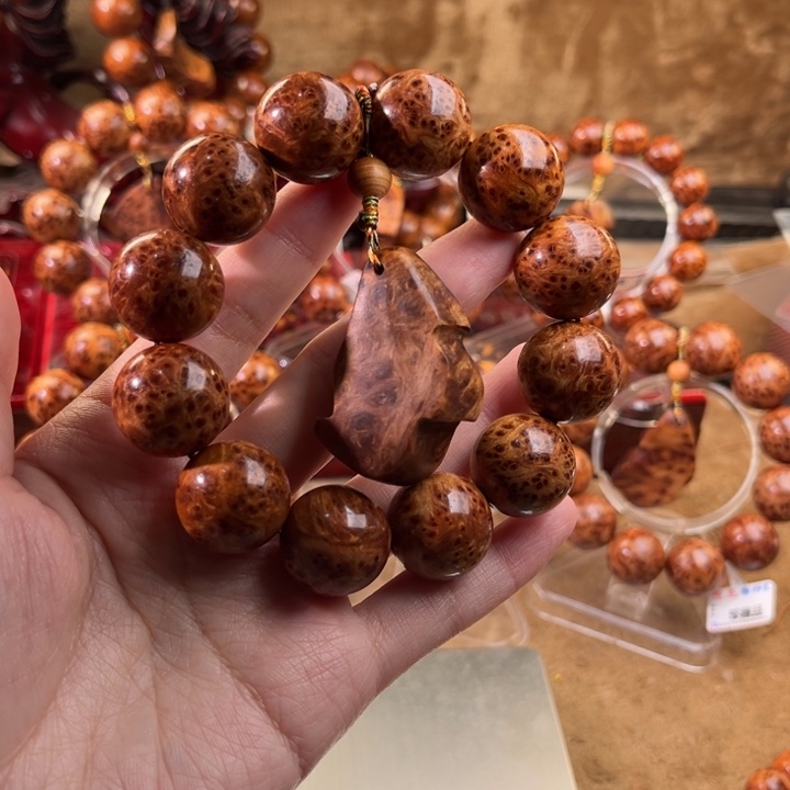 柏木（崖柏）手串/手链黑**锤