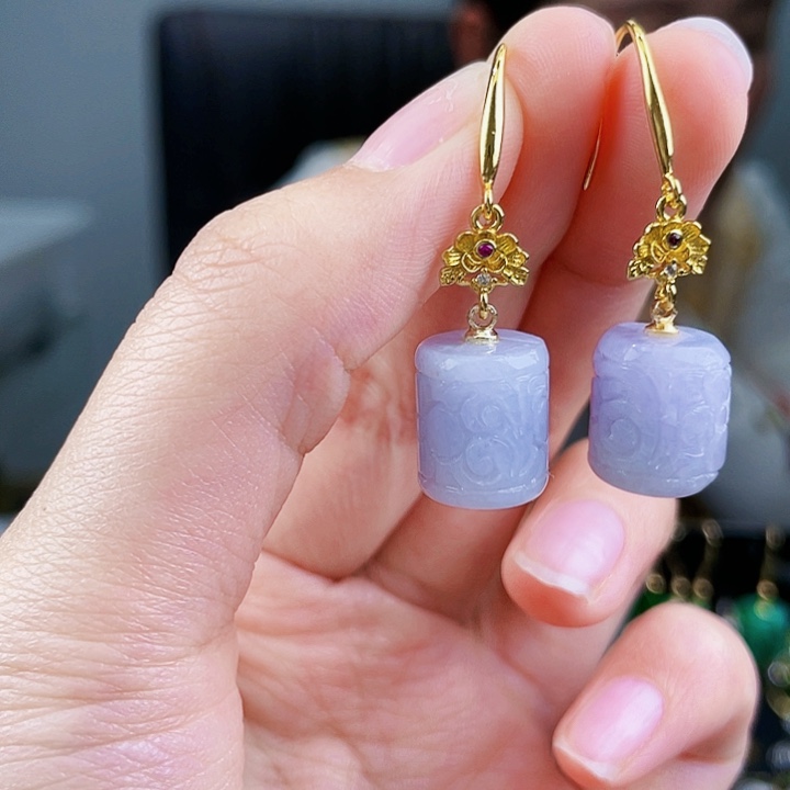 翡翠耳饰未镶嵌饰品