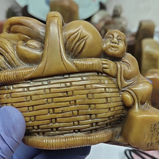 老***声昌化石印石手工制作手工制作
