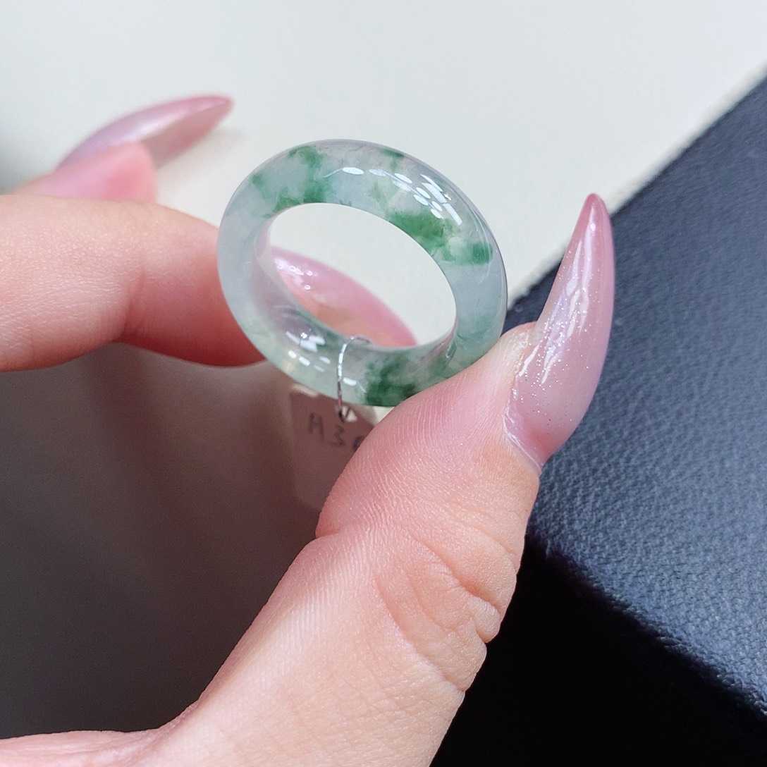 翡翠戒指未镶嵌15号