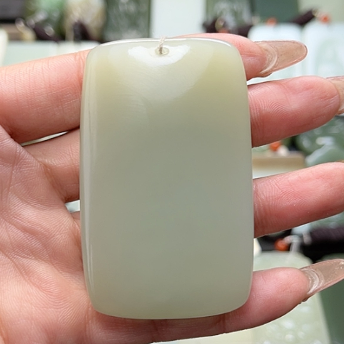 【闪购商品】和田玉（糖玉）颈饰未镶嵌善**下