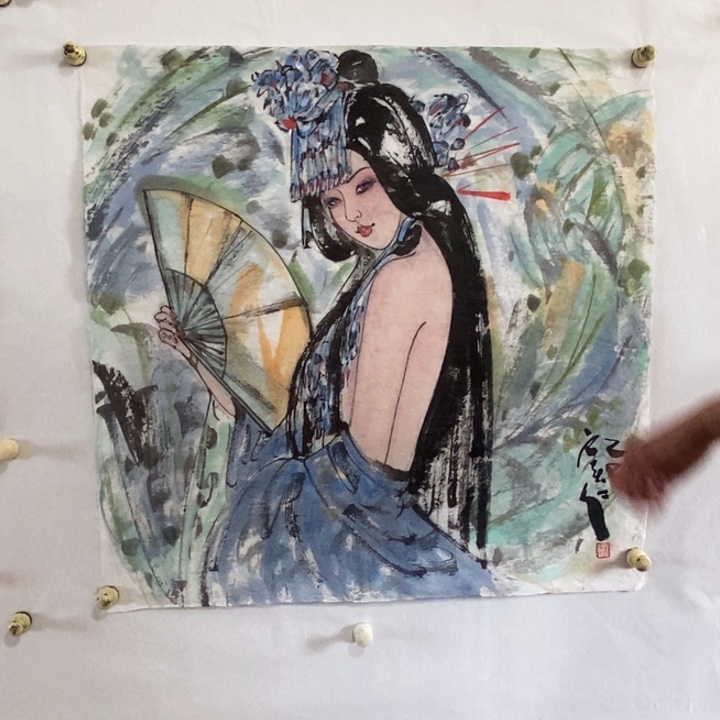 国画亲笔手绘原创