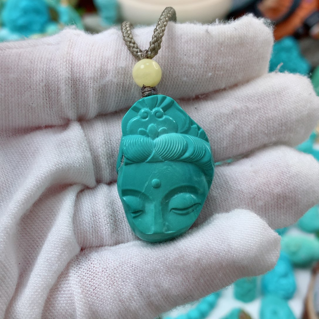 绿松石未镶嵌珠宝半成品