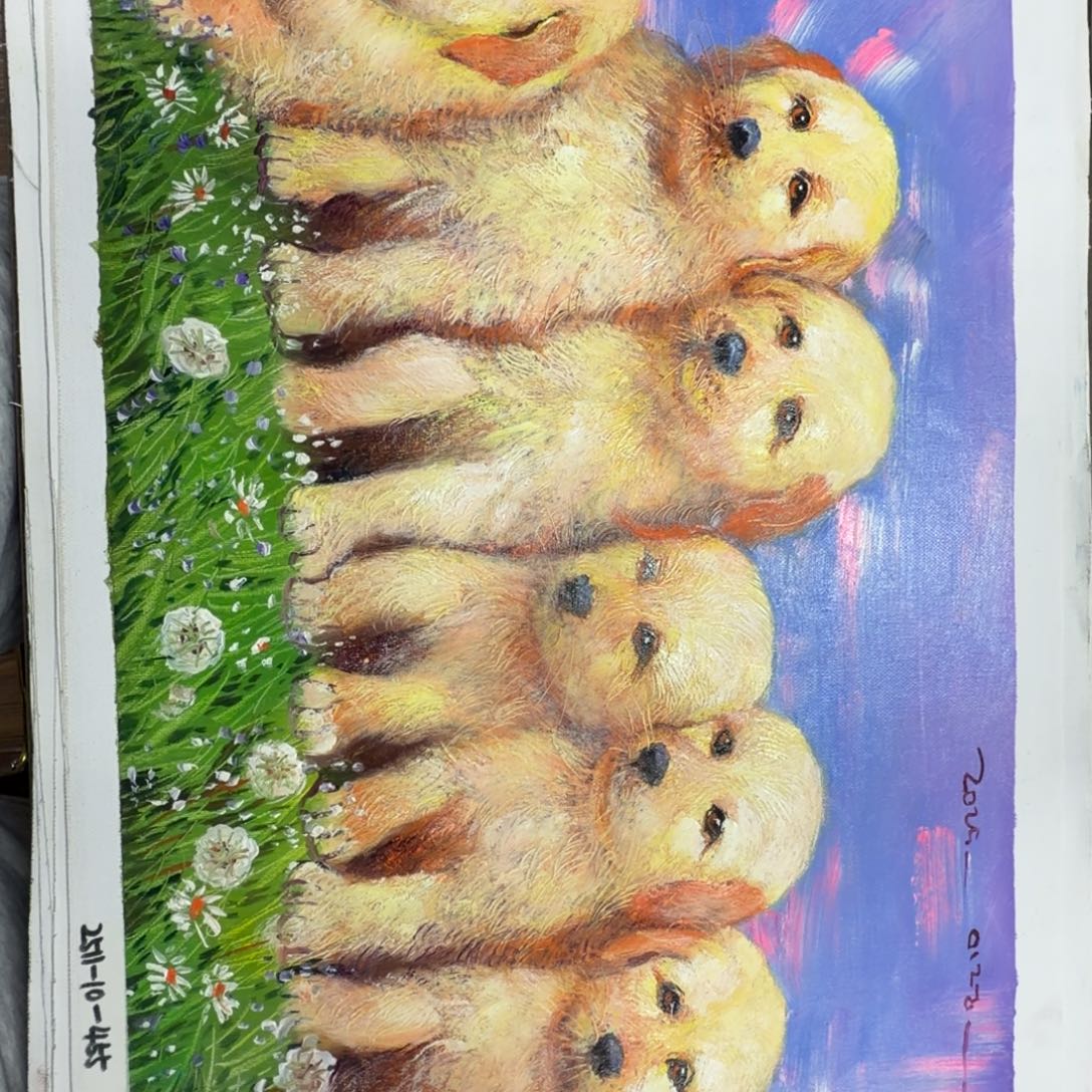 油画加油加油努力加油努力