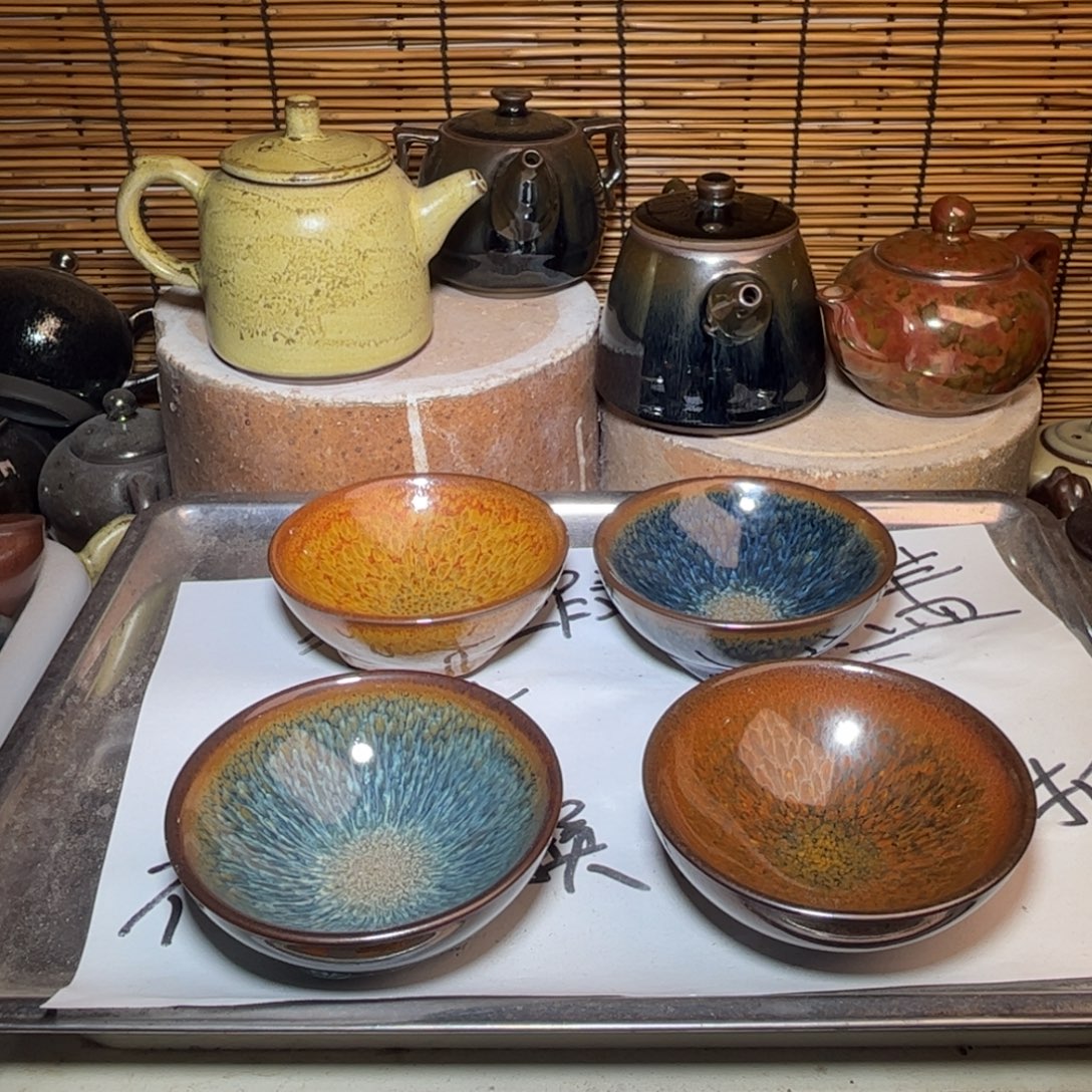 茶盏建窑建盏 微瑕作品