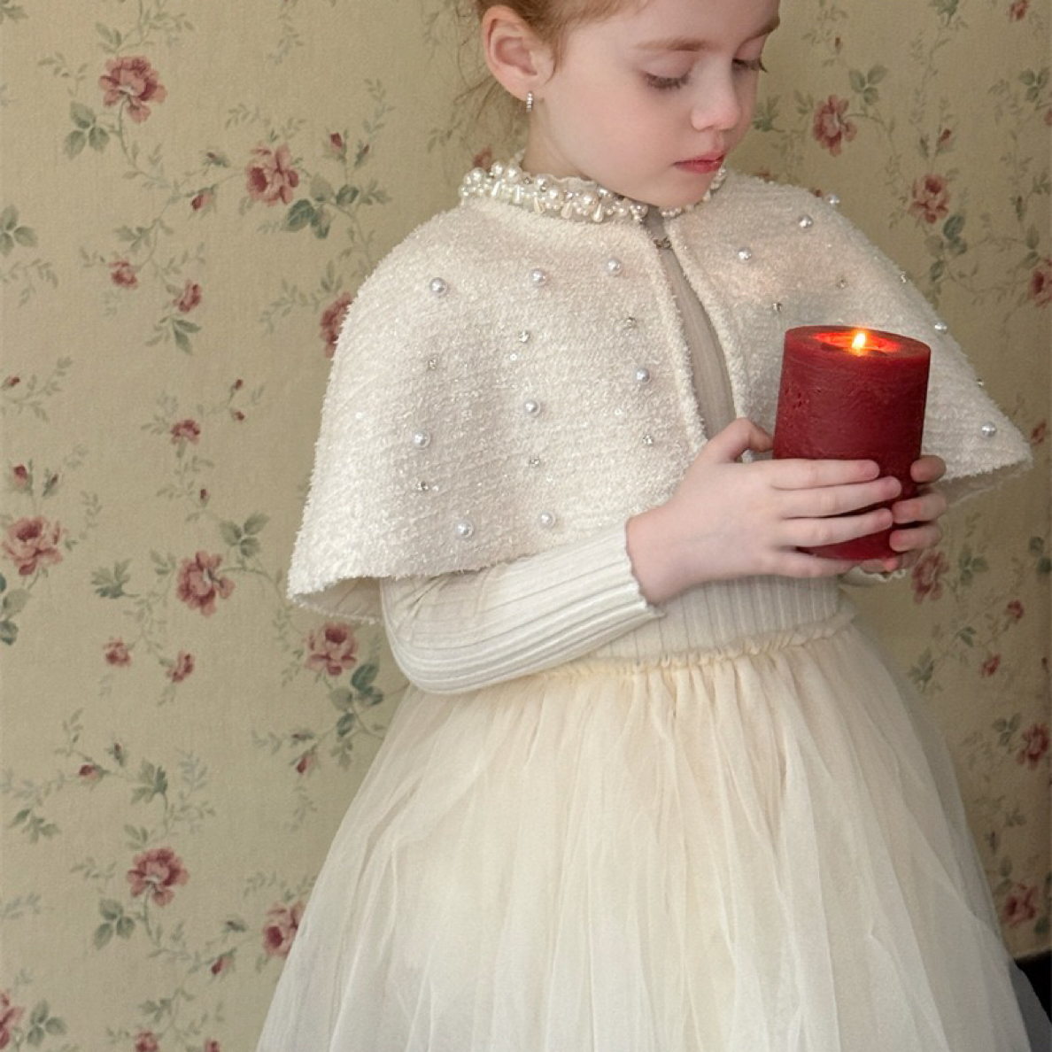 GUSHI·公主钉珠斗篷·毛衣针织裙芭蕾风汉服