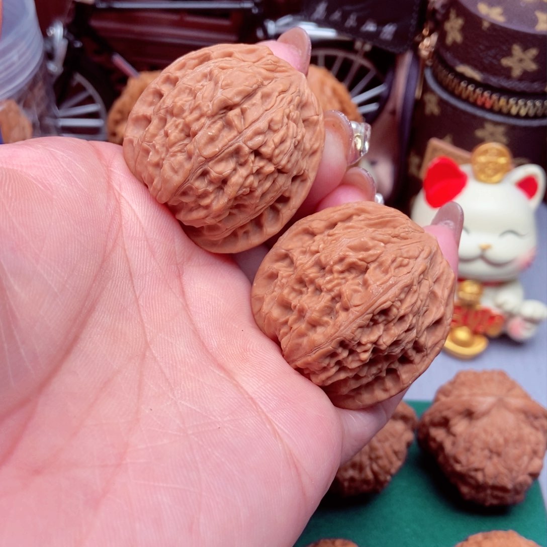 文玩核桃吊坠石子磨盘全37