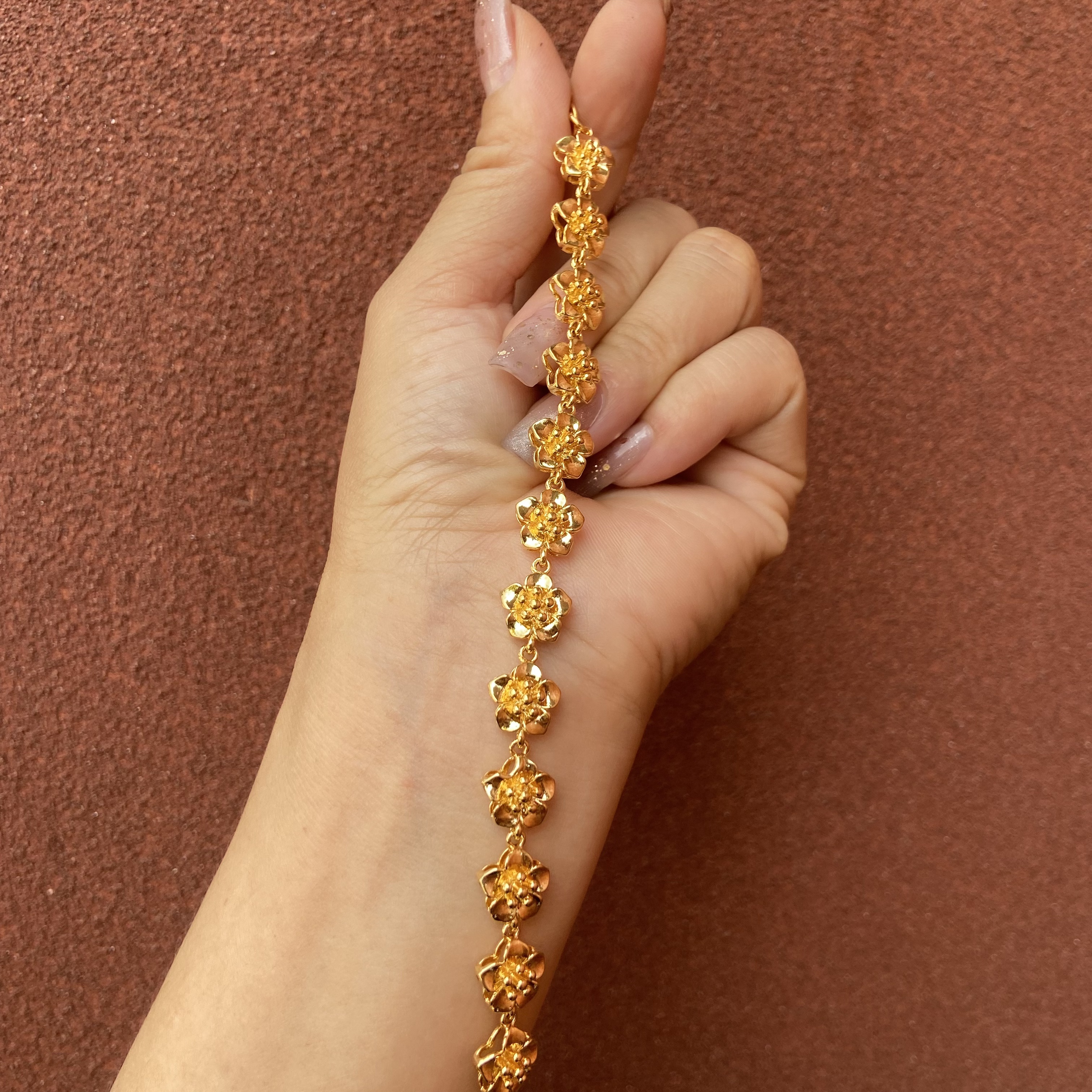 707-精工花朵手链