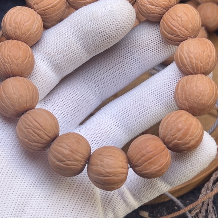 七***猴头核桃吊坠原皮聚宝盆18.4精卡不打底