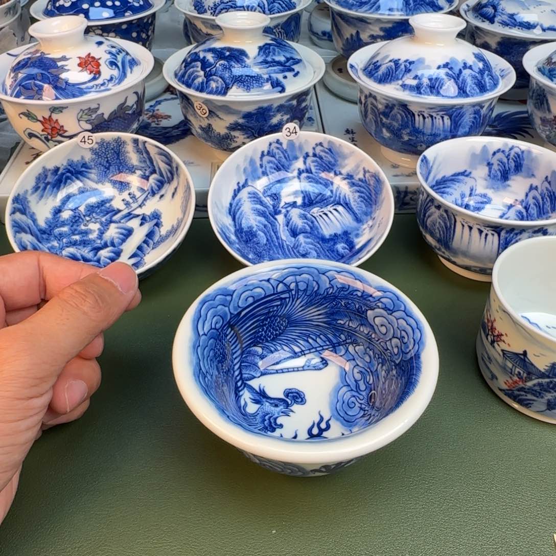 纯手工纯手绘茶具64