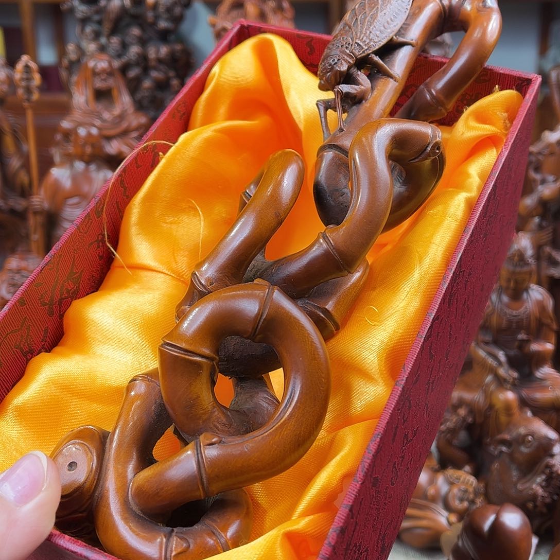 黄杨木黄杨木雕刻长度24厘米