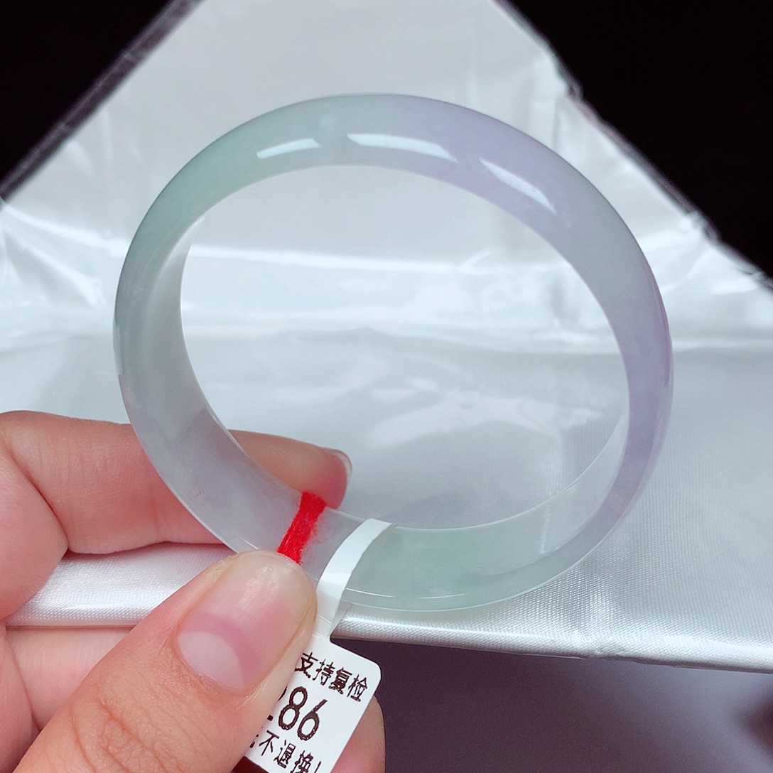 翡翠未镶嵌手镯公主镯49