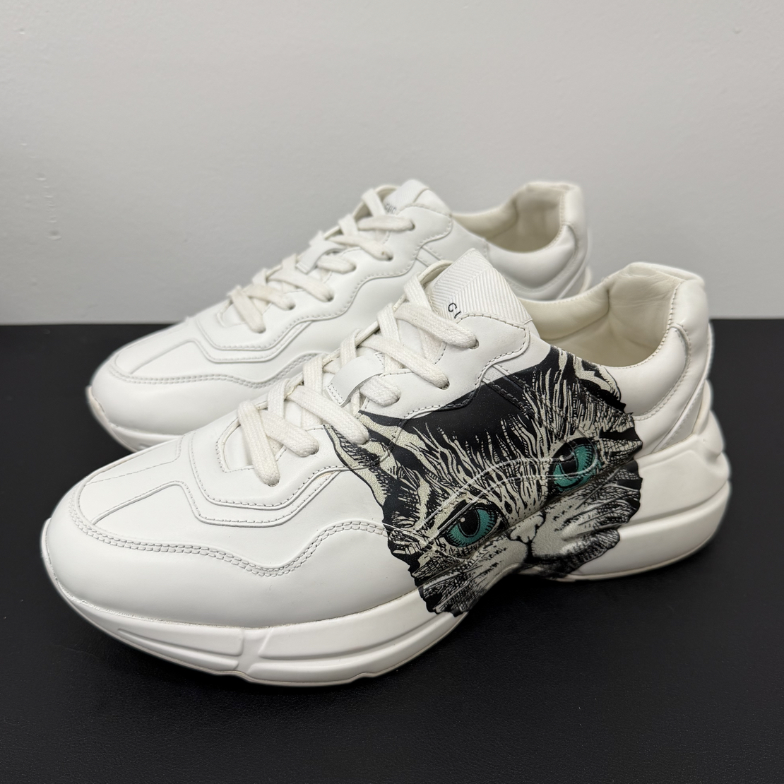 99新 GUCCI/古驰 38欧 猫头鹰老爹鞋二手奢侈品